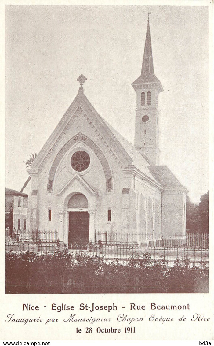 NICE - EGLISE ST JOSEPH  - Eglises Et Couvents