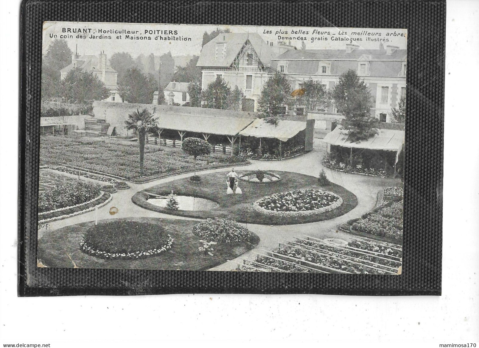 86- POITIERS- Carte Publicitaire De " L'HORTICULTEUR BRUANT "Une Vue De Ses " CREATIONS " - Poitiers