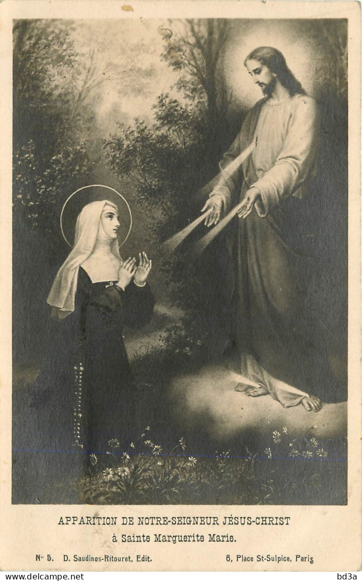 SAINTE MARGUERITE MARIE - APPARITION DE NOTRE SEIGNEUR - Heiligen