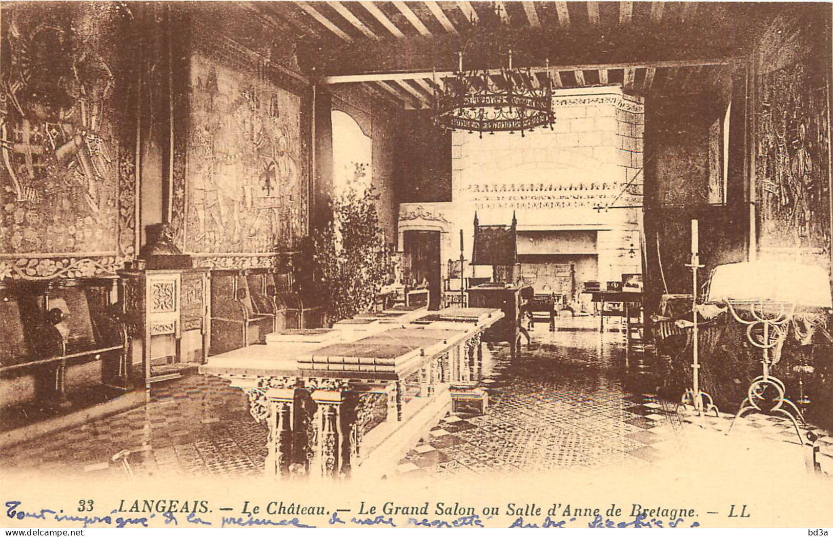 37 -  LANGEAIS - LE CHÂTEAU - GRAND SALON - Langeais