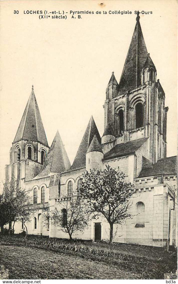 37 - LOCHES - COLLEGIALE SAINT OURS - Loches