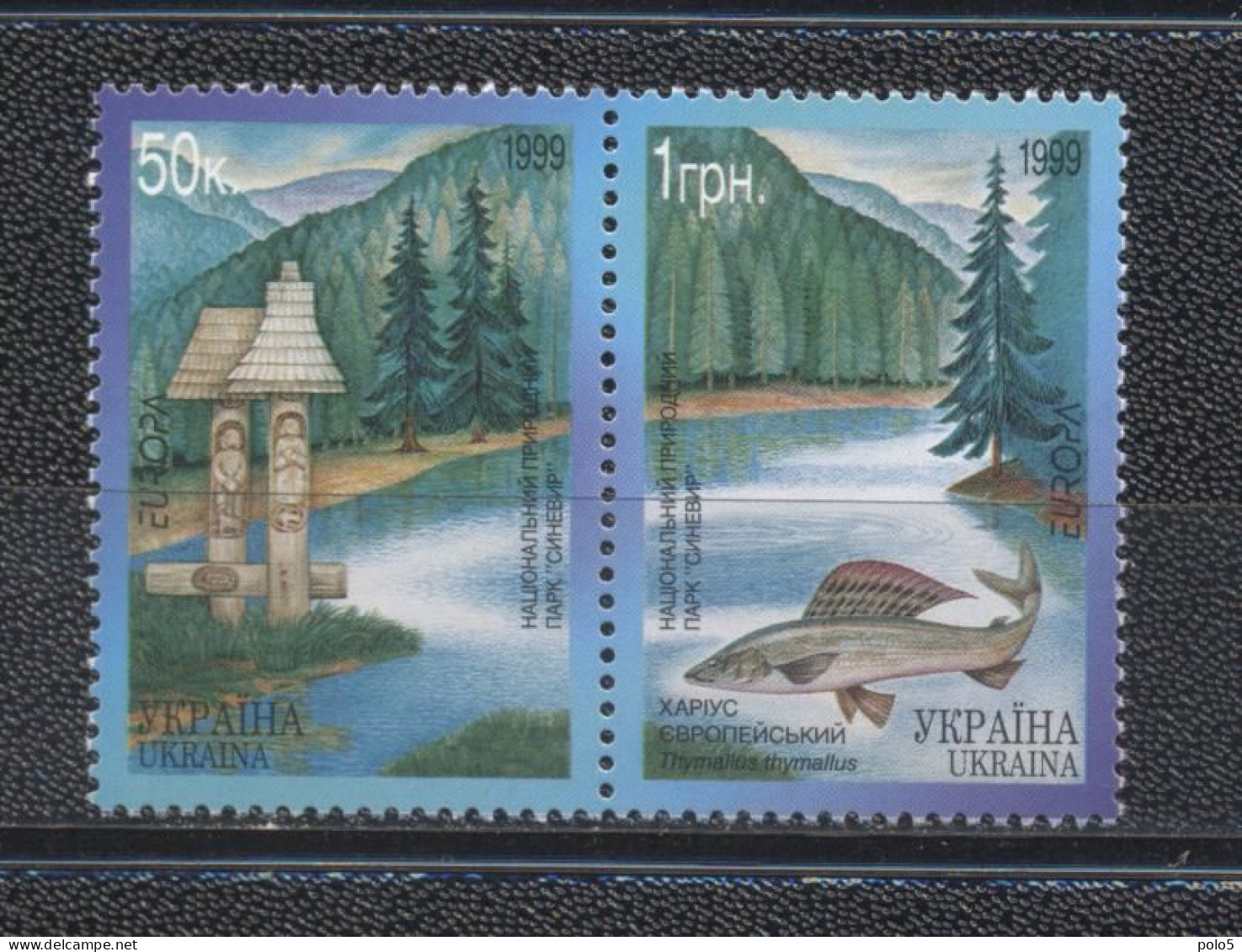 Ukraina 1999- Europa Stamps Nature Reserves And Parks National Park "Sinevir" Pair - Ucraina