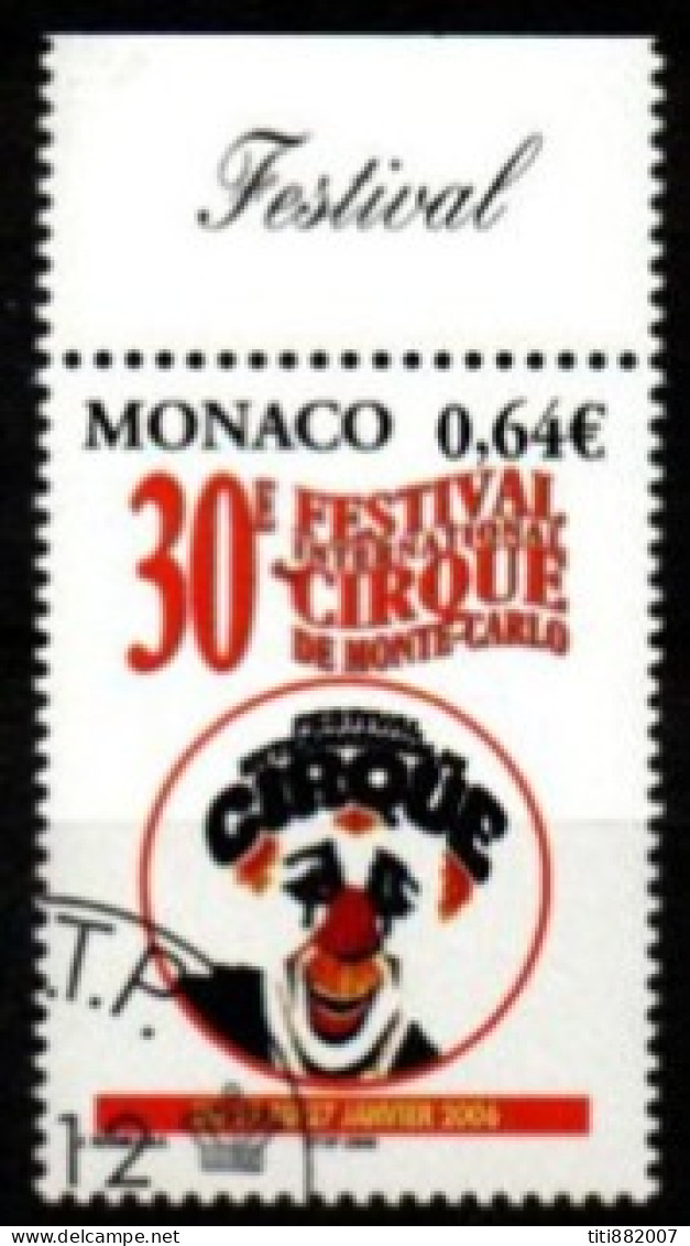 MONACO   -   2005 .   Y&T N° 2522 Oblitéré.    Cirque  / Clown - Used Stamps