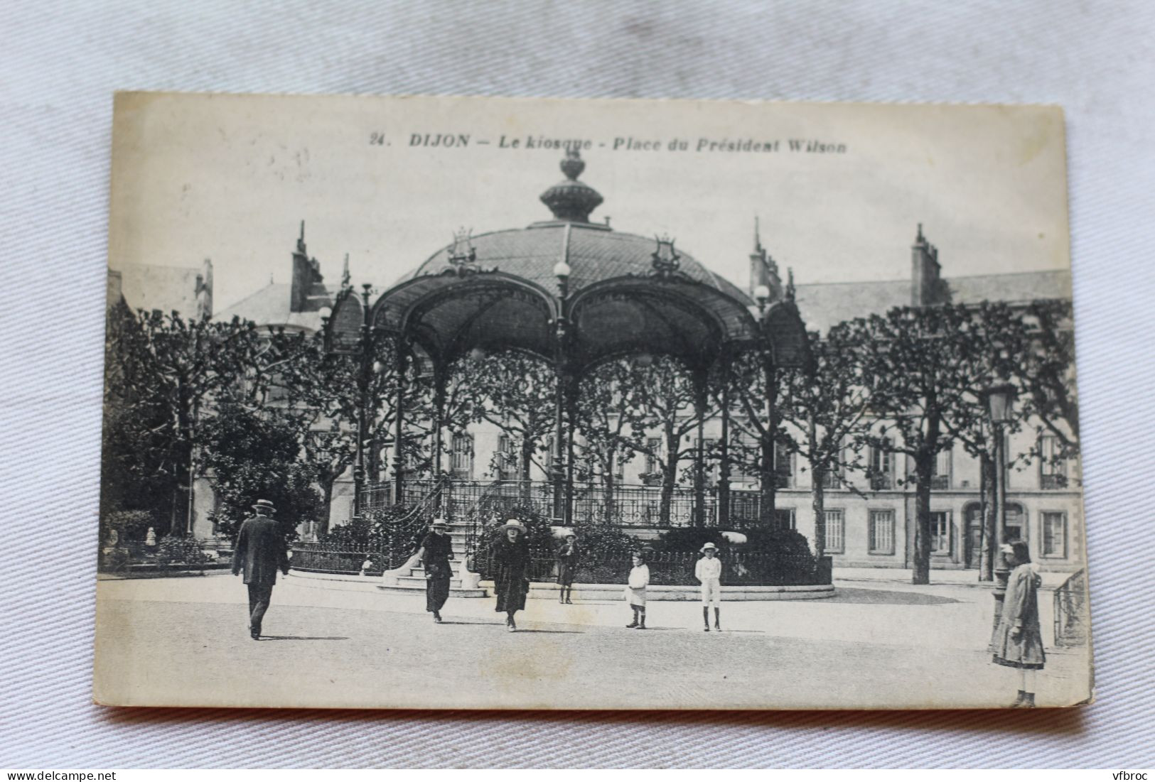 N726, Cpa 1919, Dijon, Place Du Président Wilson, Cote D'Or 21 - Dijon