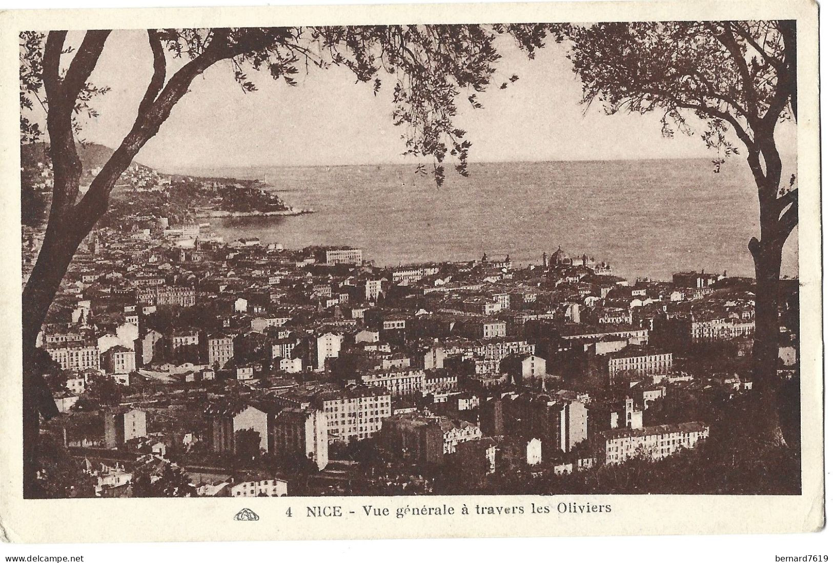 06  Nice - Vue  Generale A Travers Les Oliviers - Autres & Non Classés