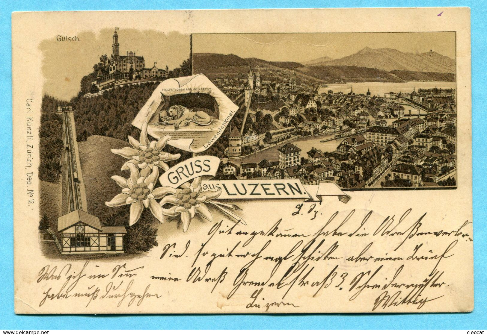 Gruss Aus Luzern 1897 - Luzern