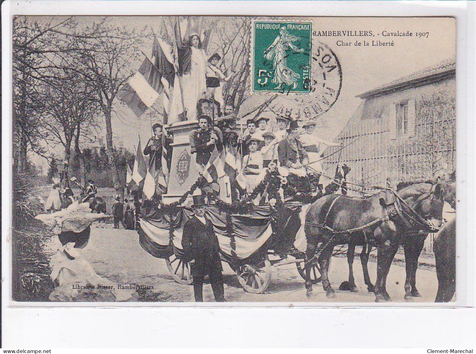 RAMBERVILLERS: Char De La Liberté, Cavalcade 1907 - Très Bon état - Rambervillers