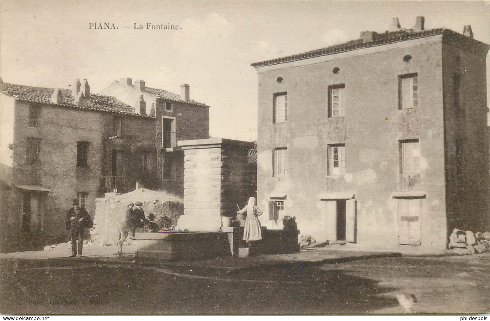 CORSE  PIANA  La Fontaine - Autres & Non Classés