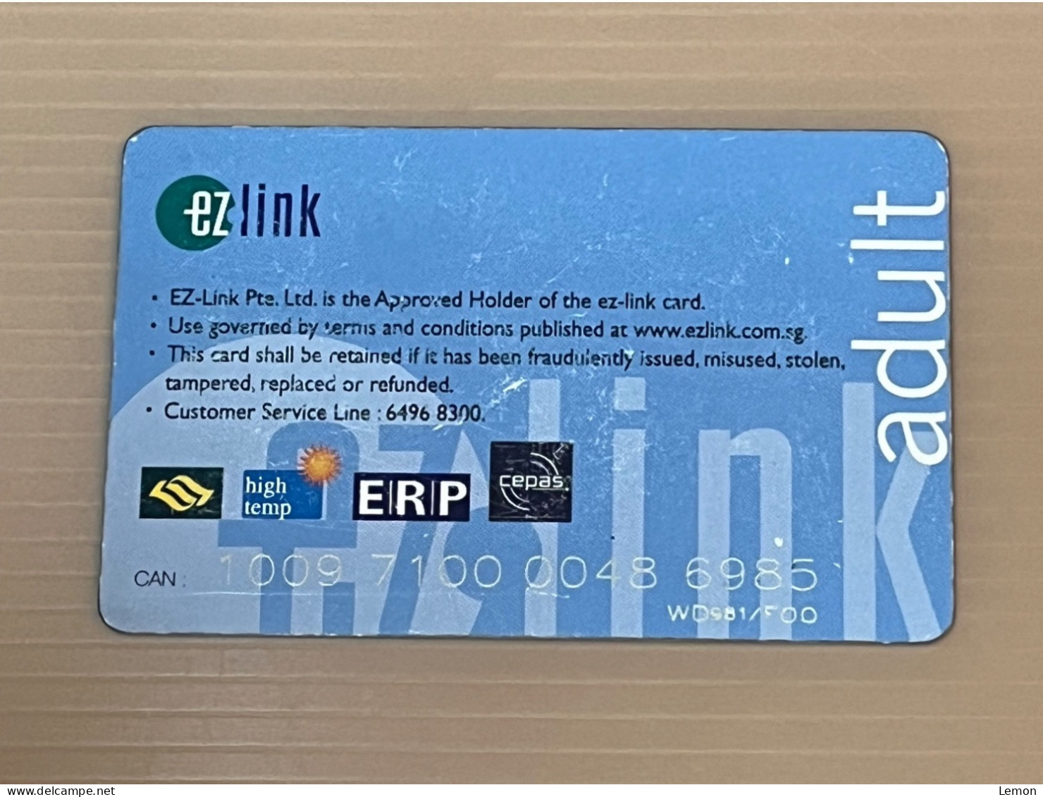 Singapore Nets Flashpay EZ Link Transport Metro Train Subway Card, JCU Edu Trust Singapore, Set Of 1 Used Card - Singapour