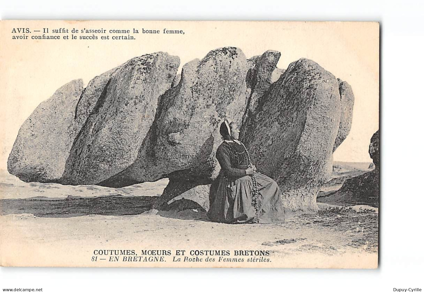 En Bretagne - La Roche Des Femmes Stériles - Très Bon état - Otros & Sin Clasificación