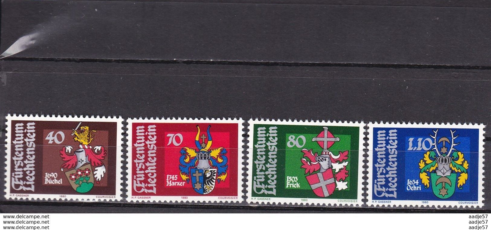 Liechtenstein 1977/1980 Mi 669/72 Yv 608/11 ZUM 607/10 MNH** See Under For Rest Of This Item - Nuevos