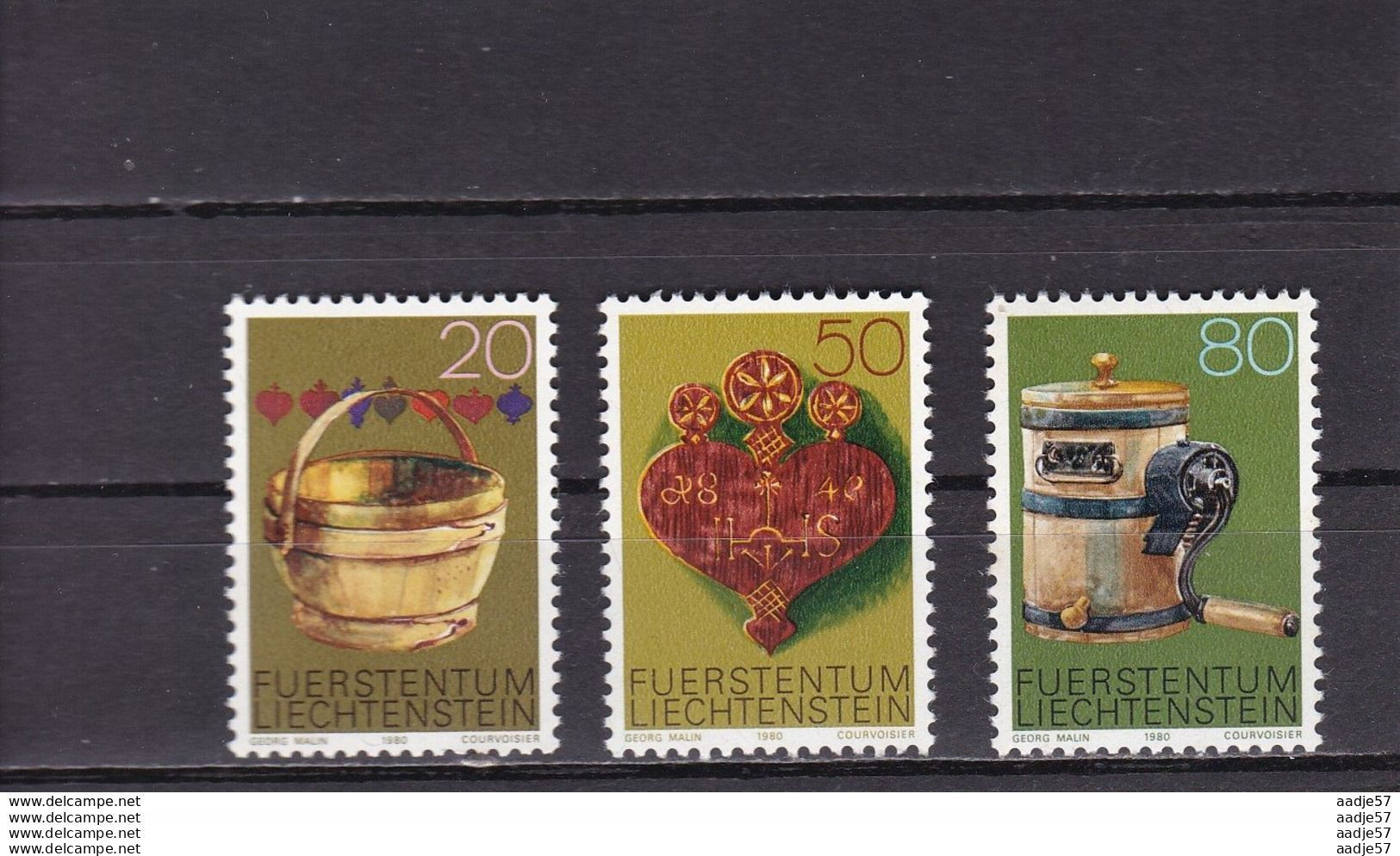 Liechtenstein 1977/1980 Mi 669/72 Yv 608/11 ZUM 607/10 MNH** See Under For Rest Of This Item - Nuovi