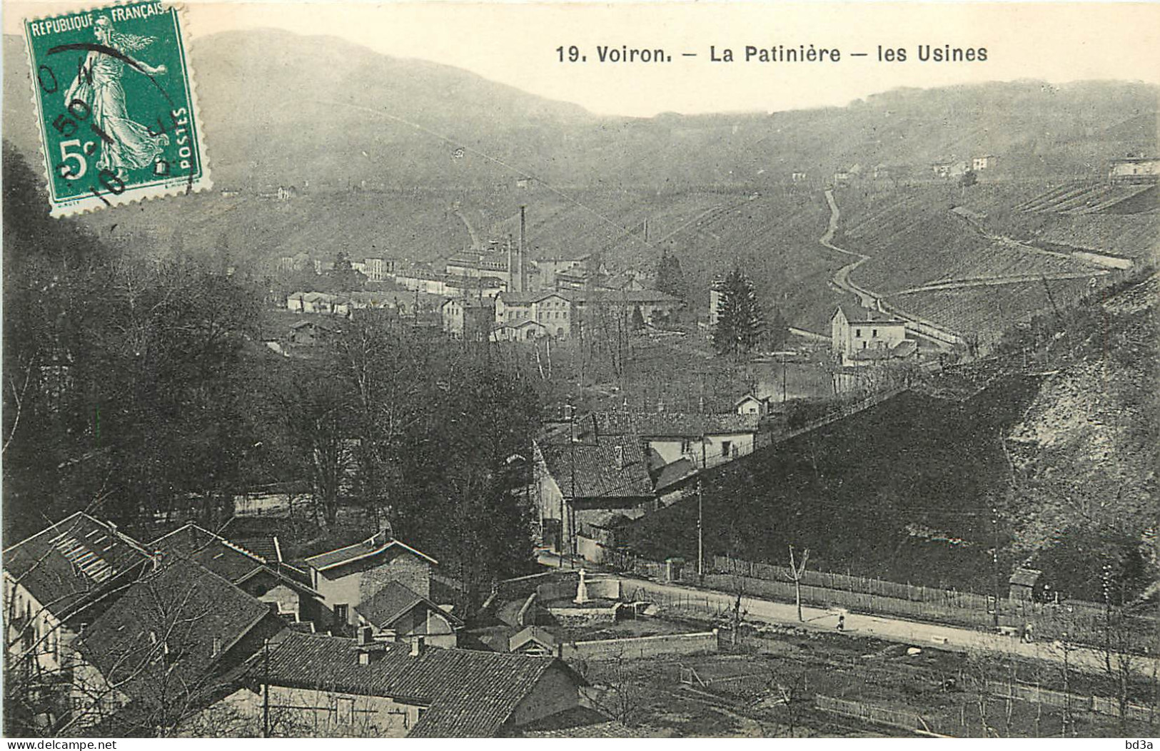  38 - VOIRON - LA PATINIERE - LES USINES - Voiron