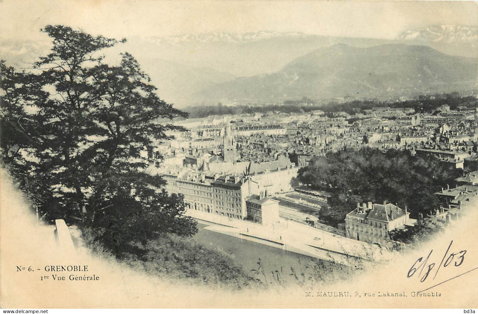 38 - GRENOBLE  - VUE GENERALE - Grenoble