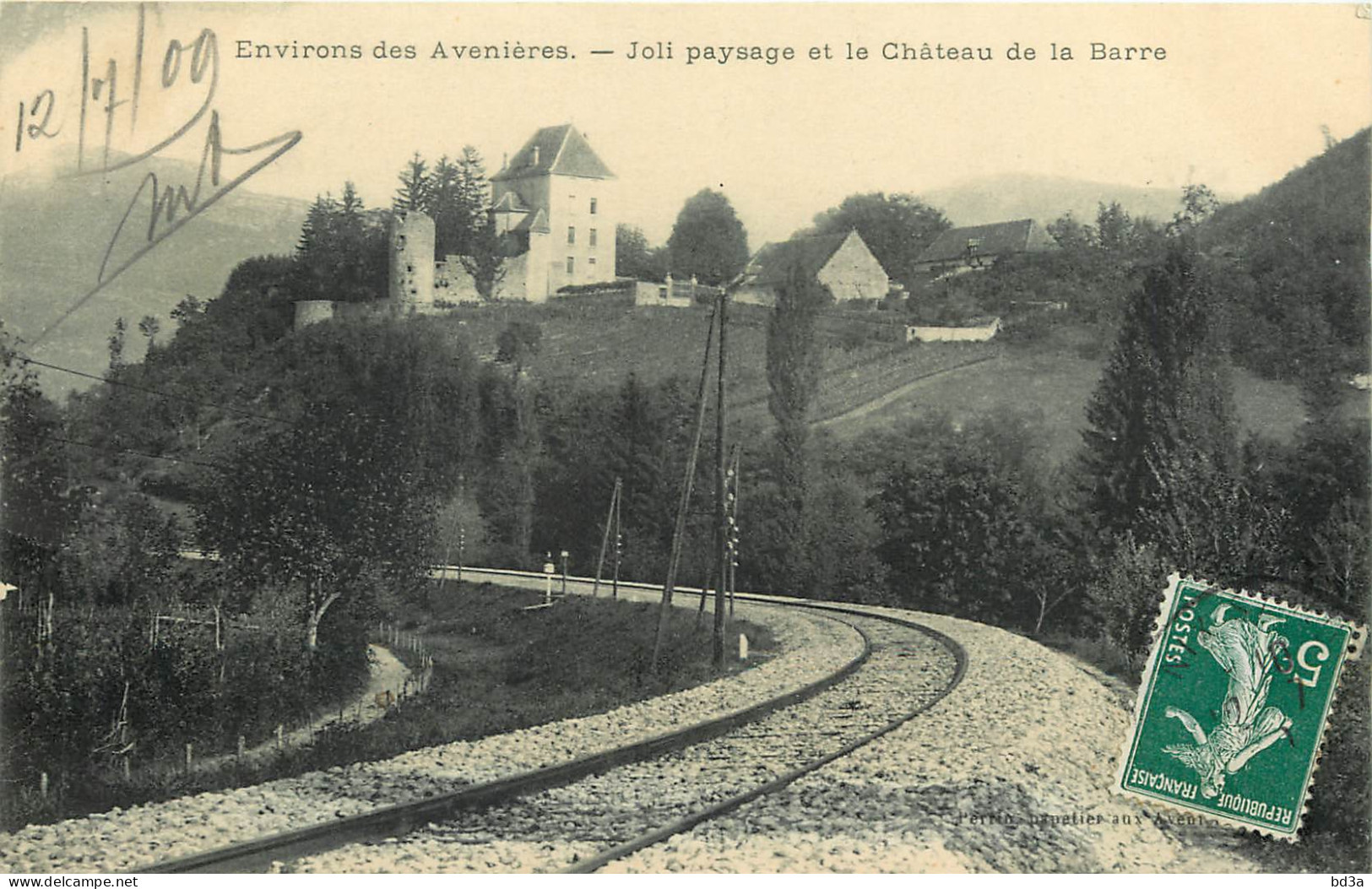 38 - ENVIRONS DES AVENIERES - CHÂTEAU DE LA BARRE - Andere & Zonder Classificatie