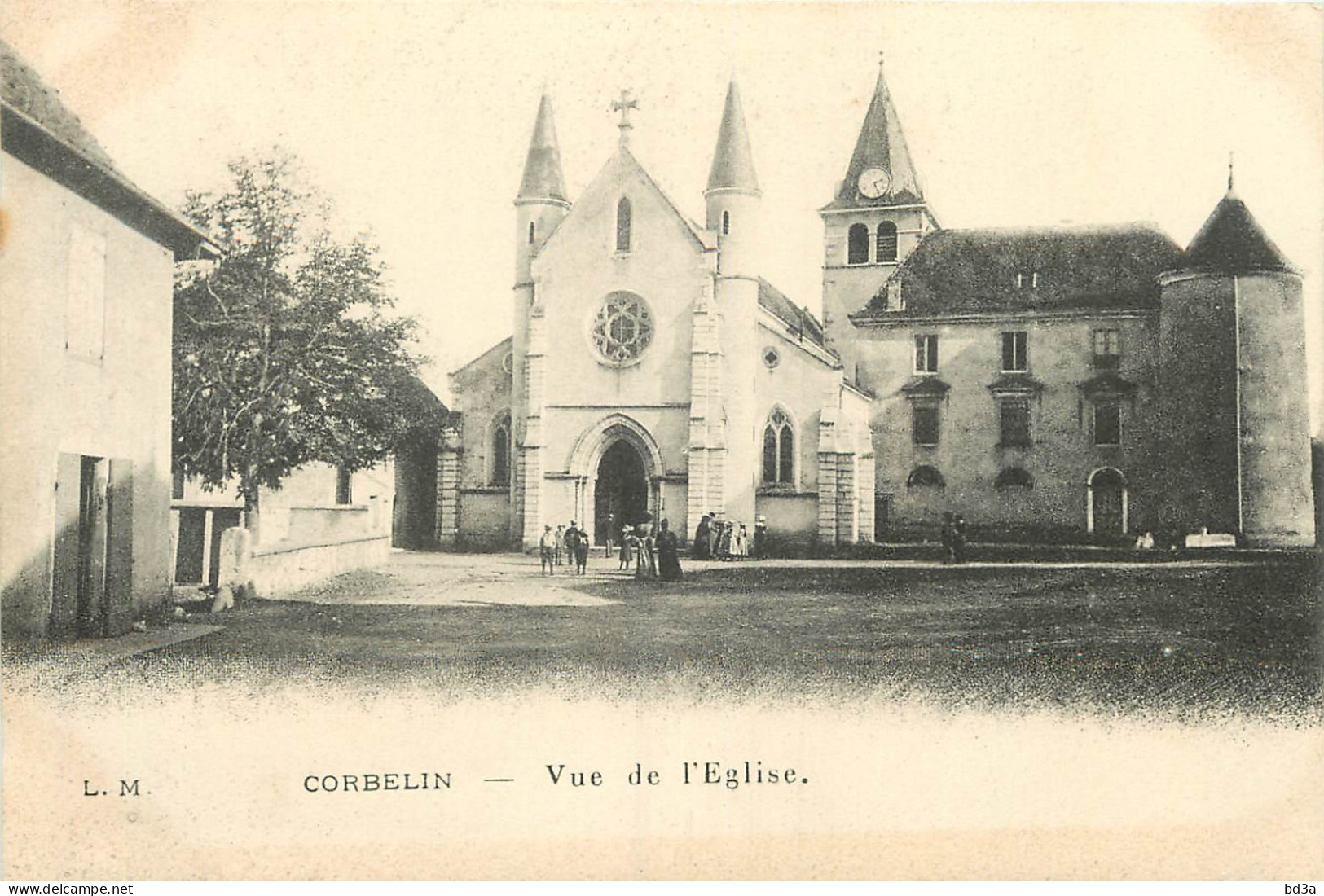 38 - CORBELIN - VUE DE L'EGLISE - Autres & Non Classés