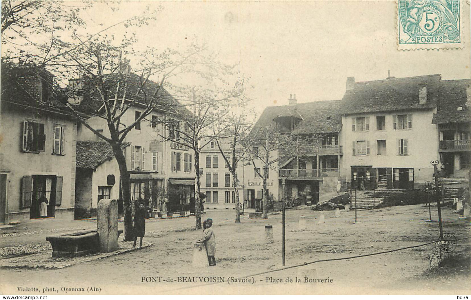 73 - PONT DE BEAUVOISIN - PLACE DE LA BOUVERIE - Andere & Zonder Classificatie