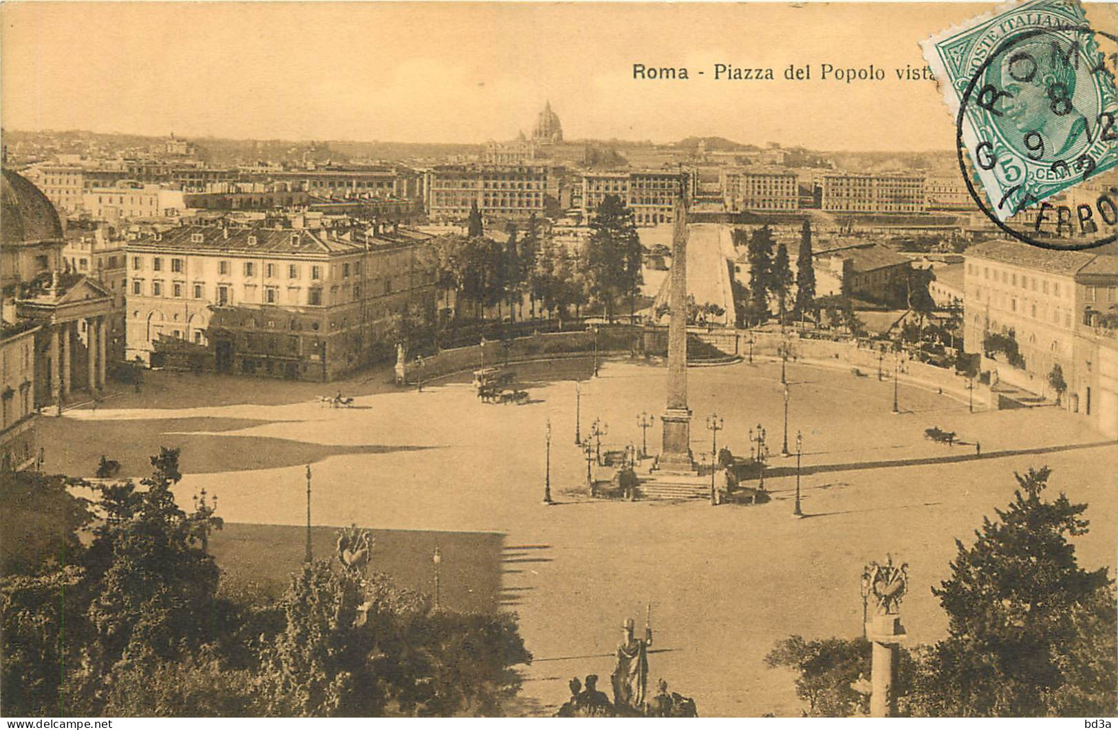 ITALIA - ROMA - PIAZZA DEL POPOLO - Plaatsen & Squares