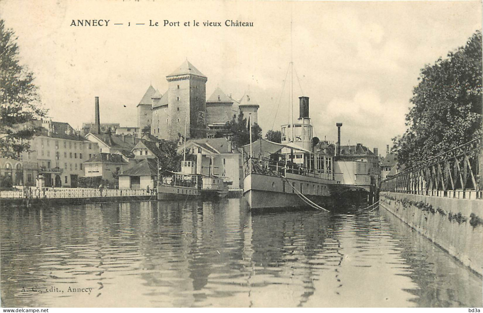 74 - ANNECY - LE PORT ET LE CHÂTEAU  - Annecy