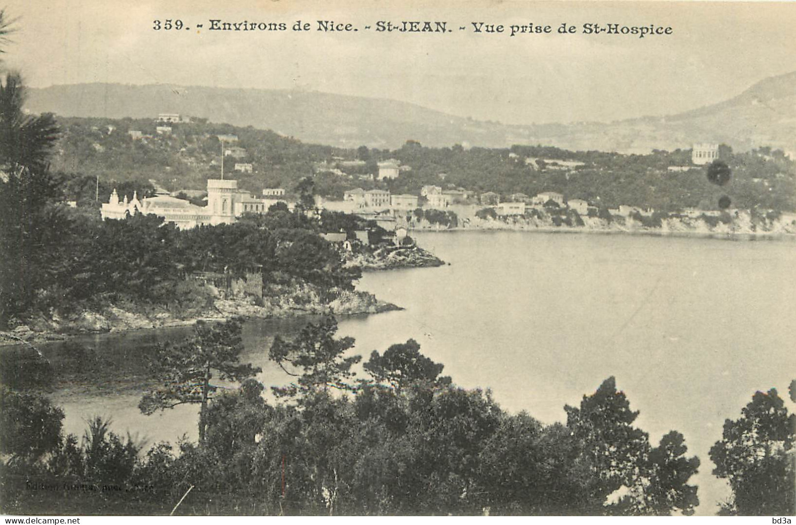 06 - NICE SAINT JEAN - VUE PRISE DE SAINT HOSPICE - Saint-Jean-Cap-Ferrat