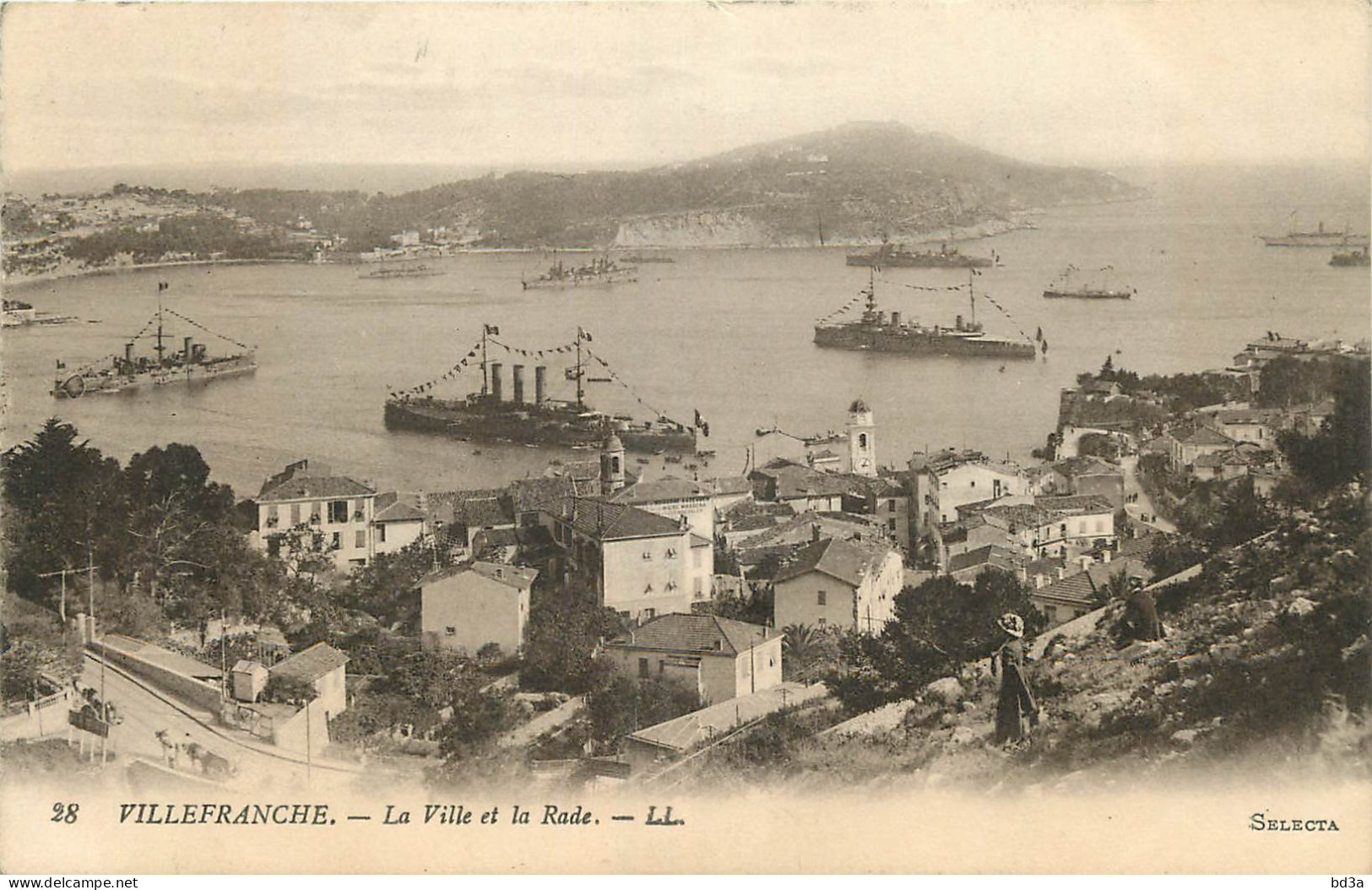 06 - VILLEFRANCHE SUR MER - LA VILLE ET LA RADE - Villefranche-sur-Mer