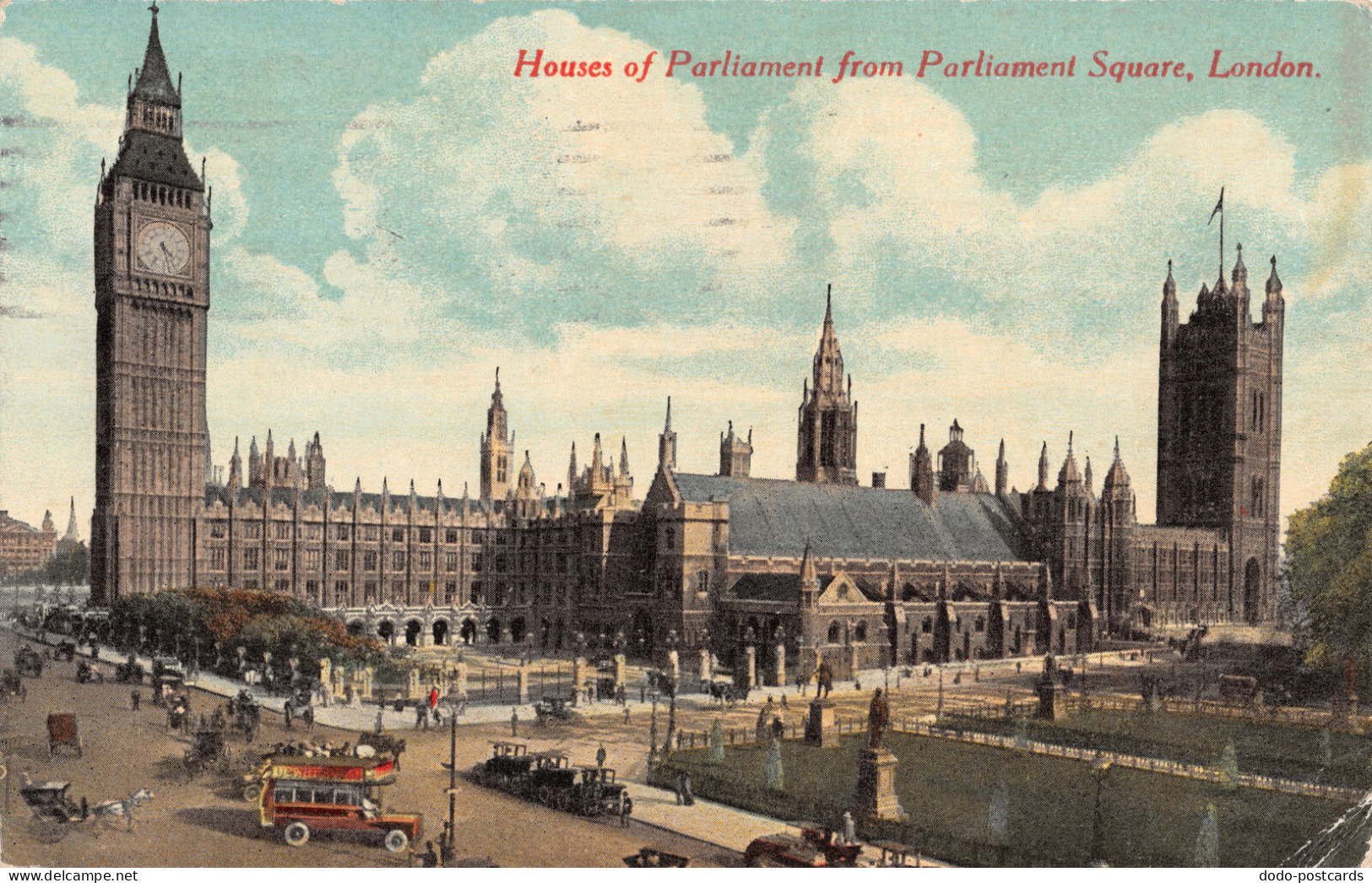 R335230 Houses Of Parliament From Parliament Square. London. National Series. M. - Sonstige & Ohne Zuordnung