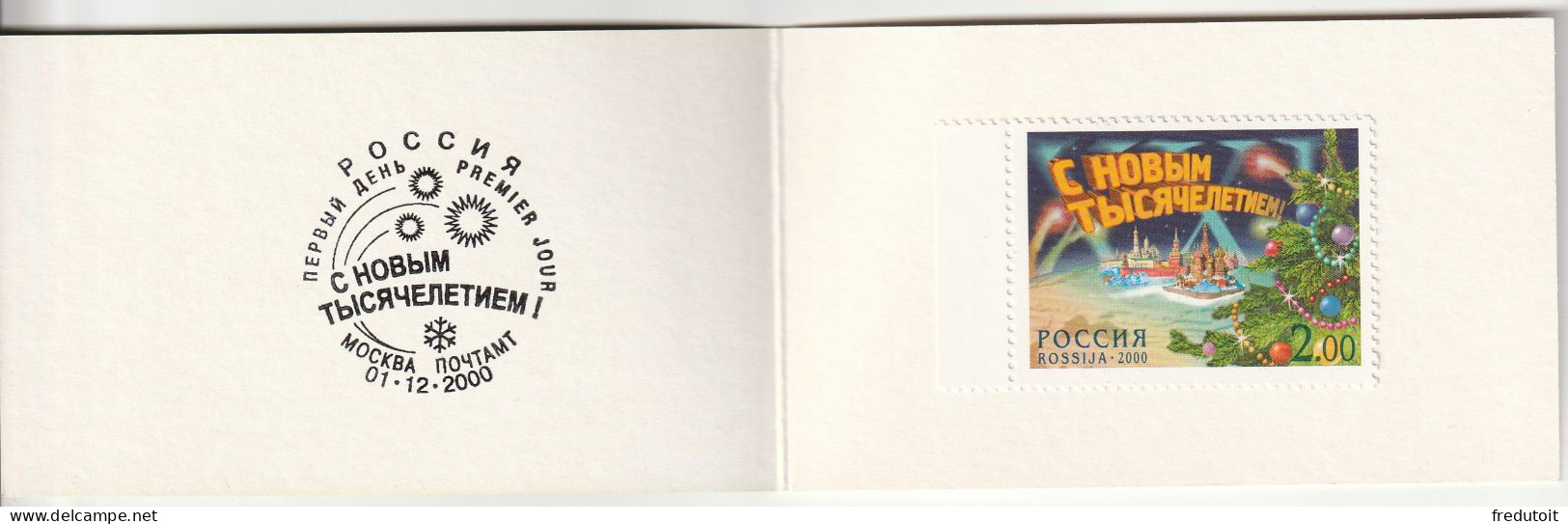 RUSSIE - CARNET  - N°6523 ** (2000) Millénaire - Unused Stamps
