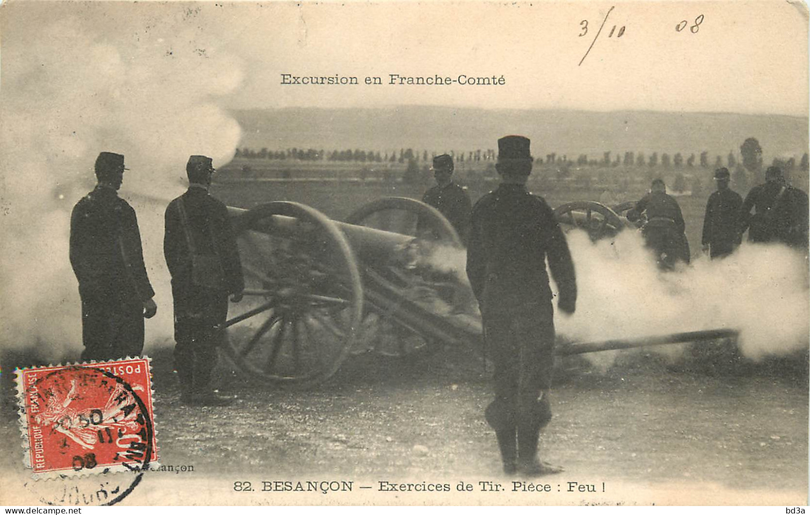 25 - BESANCON - EXERCICES DE TIR  - Besancon