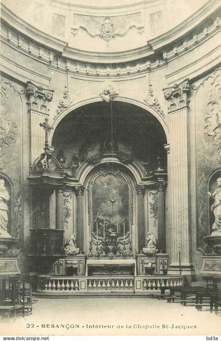 25 - BESANCON - INTERIEUR DE LA CHAPELLE SAINT JACQUES - Besancon