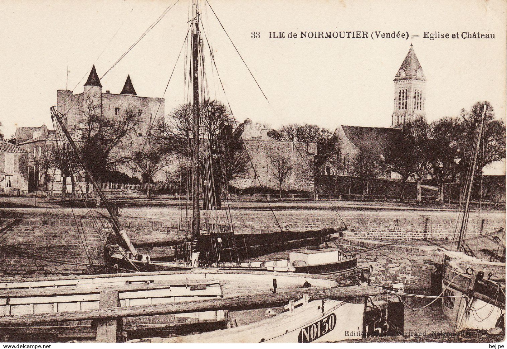 85 NOIRMOUTIER Le Chateau Et église - Noirmoutier