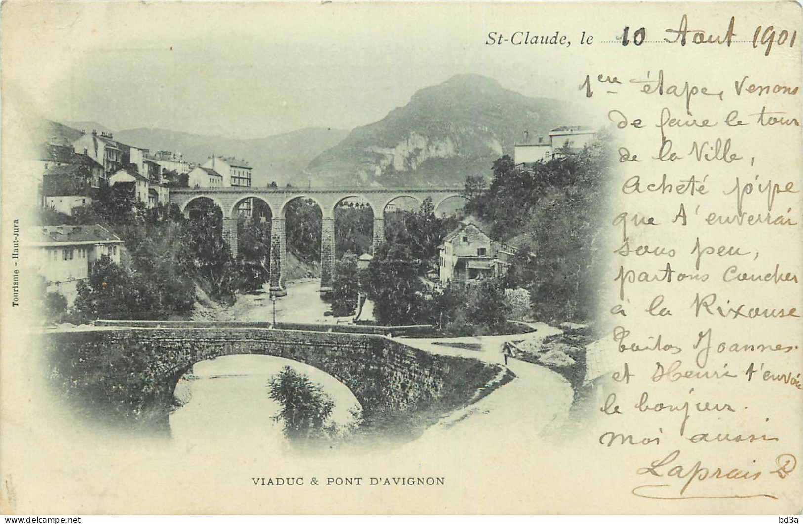 39 - SAINT CLAUDE - VIADUC ET PONT D'AVIGNON - Saint Claude