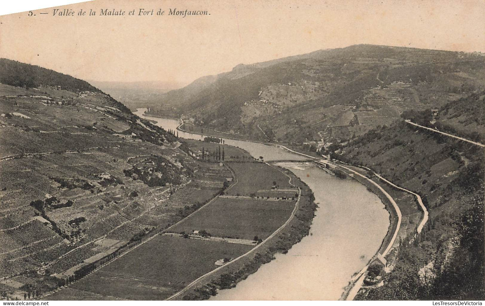 FRANCE - Montfaucon - Vallée De La Malate Et Fort De Montfaucon - Carte Postale Ancienne - Montfaucon En Velay