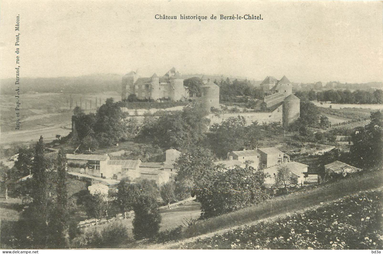 71 - BERZE LE CHATEL - CHÂTEAU - Sonstige & Ohne Zuordnung