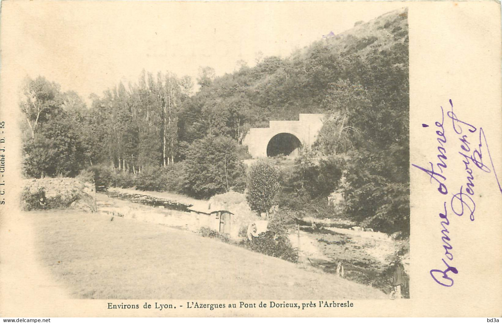 69 - L'AZERGUES AU PONT DE DORIEUX PRES L'ARBRESLE - Otros & Sin Clasificación