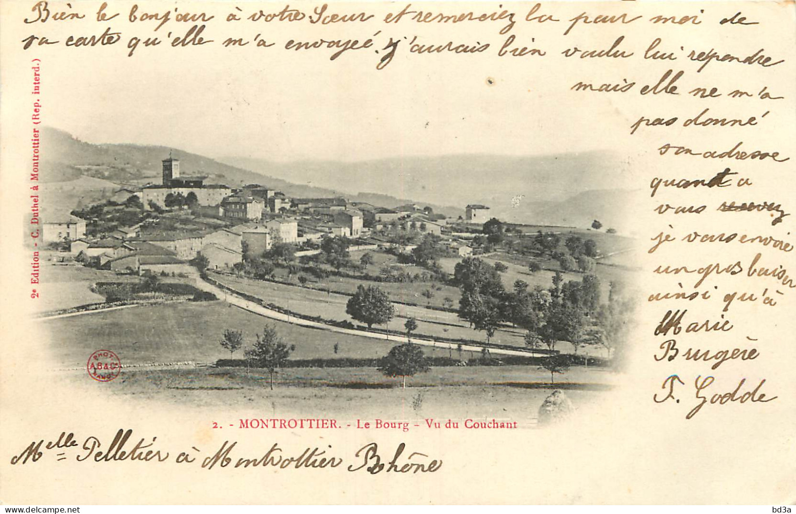 69 - MONTROTTIER - LE BOURG  - Other & Unclassified