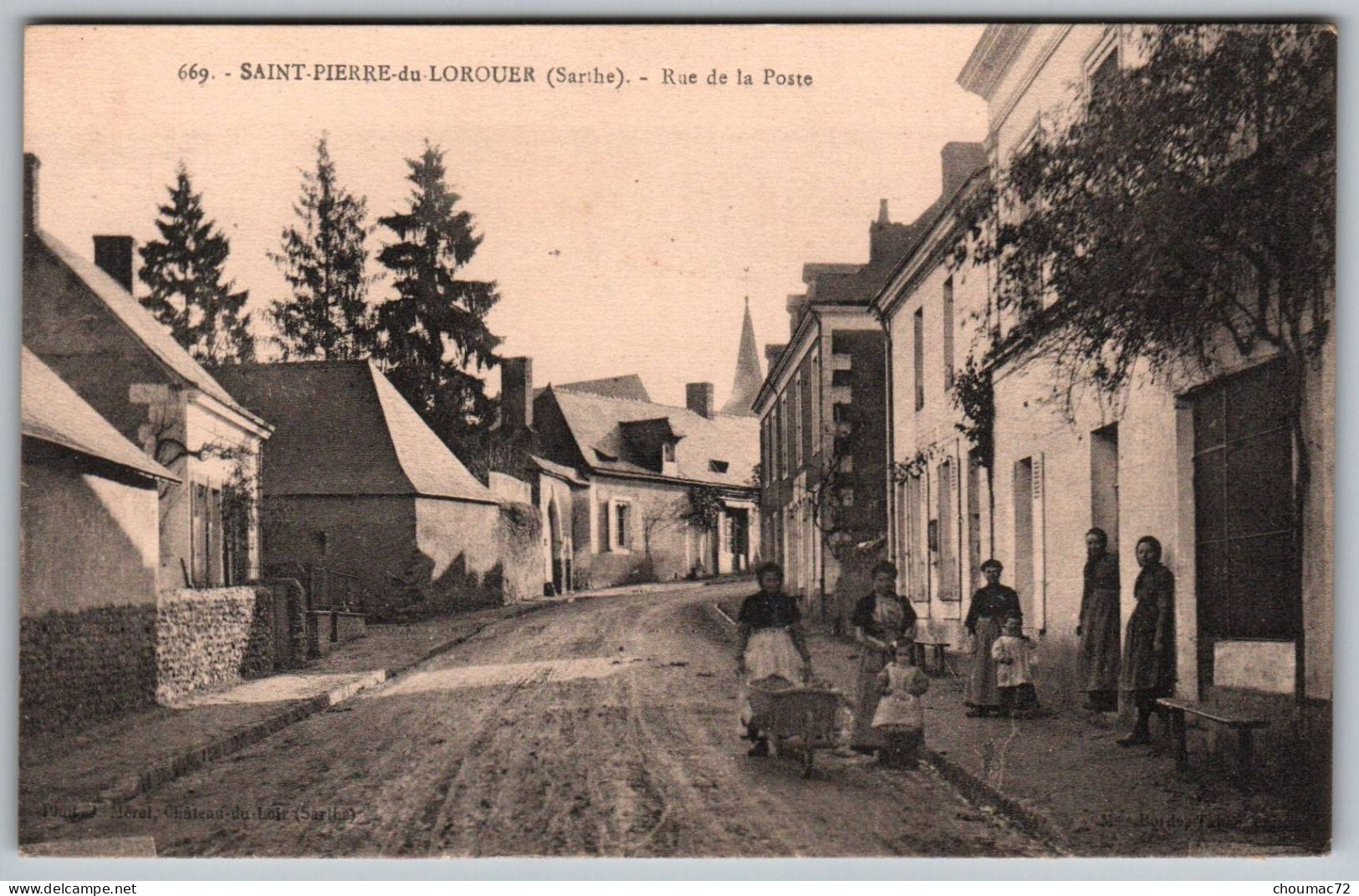 (72) 2860, Saint St Pierre De Lorouer, Phot Mérel 669, Rue De La Poste - Autres & Non Classés