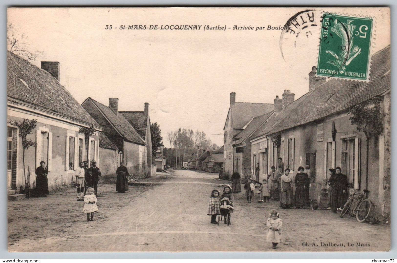 (72) 2852, Saint St Mars De Locquenay, Dolbeau 35, Arrivée Par Bouloire,  - Andere & Zonder Classificatie