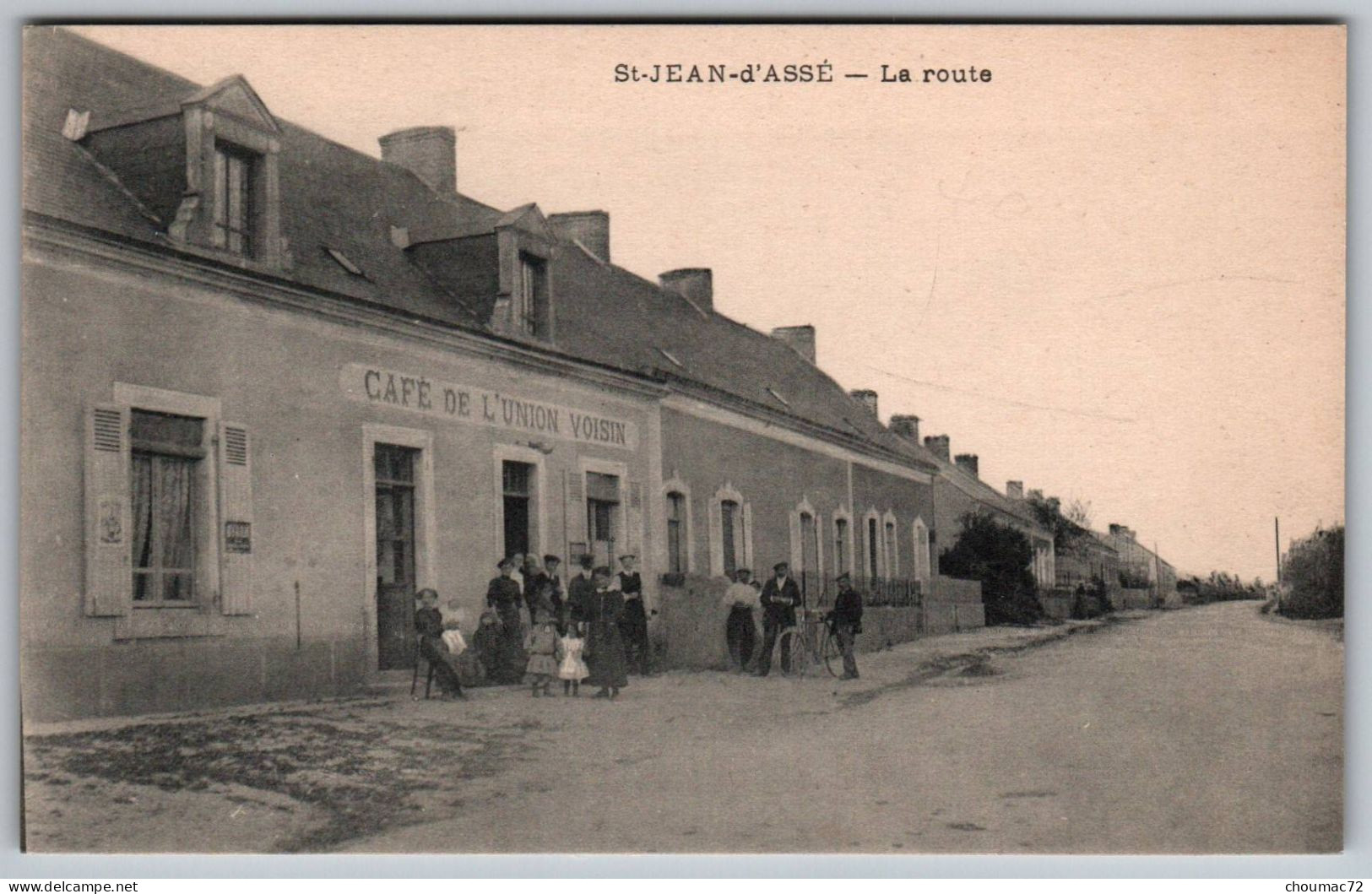 (72) 2848, Saint St Jean D'Assé, La Route, Café De L'Union Voisin - Andere & Zonder Classificatie