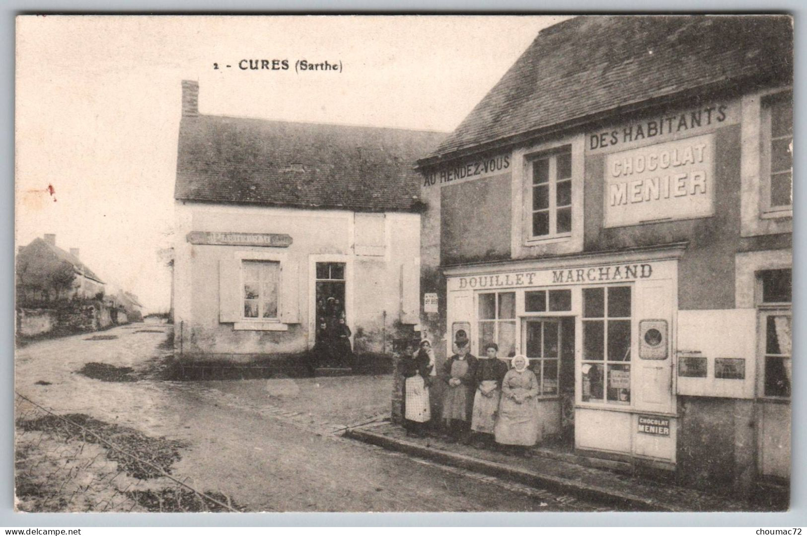 (72) 2836, Cures, Epicerie Douillet-Marchand - Autres & Non Classés