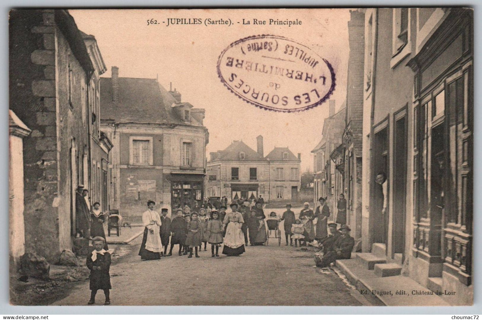 (72) 2839, Jupilles, , Ed Huguet 562, La Rue Principale - Sonstige & Ohne Zuordnung