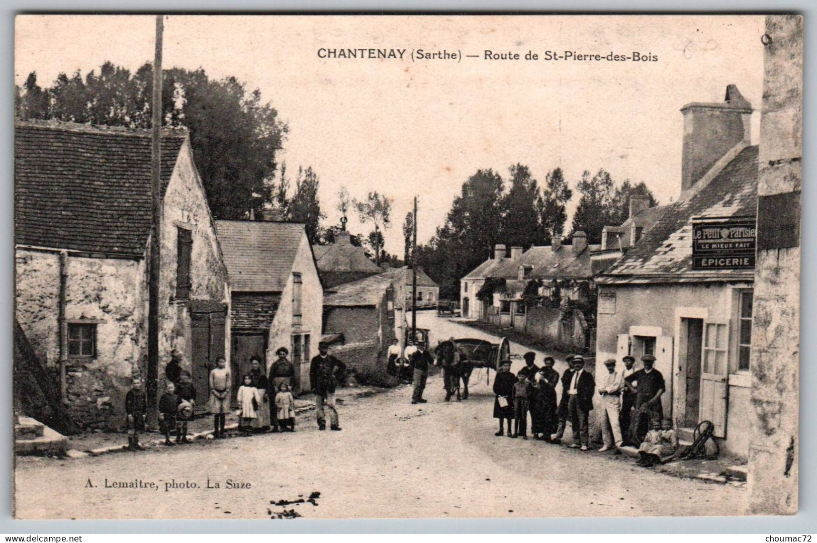 (72) 2830, Chantenay, Lemaitre Photo, Route De St Pierre Des Bois, Epicerie - Andere & Zonder Classificatie