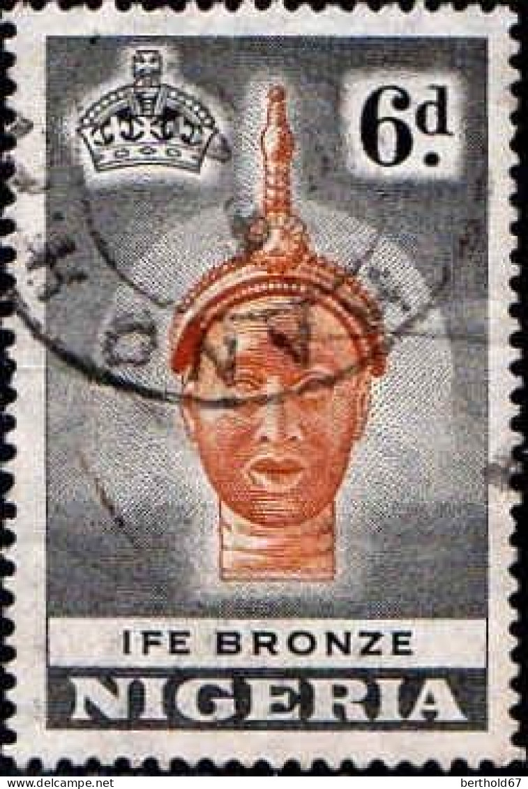 Nigeria Poste Obl Yv:  82 Mi:78 Ife Bronze (TB Cachet Rond) - Nigeria (...-1960)