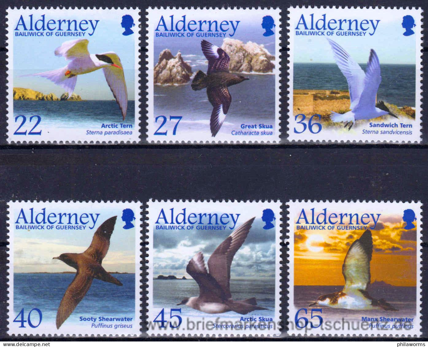 Alderney 2003, Mi. 212-17 ** - Alderney