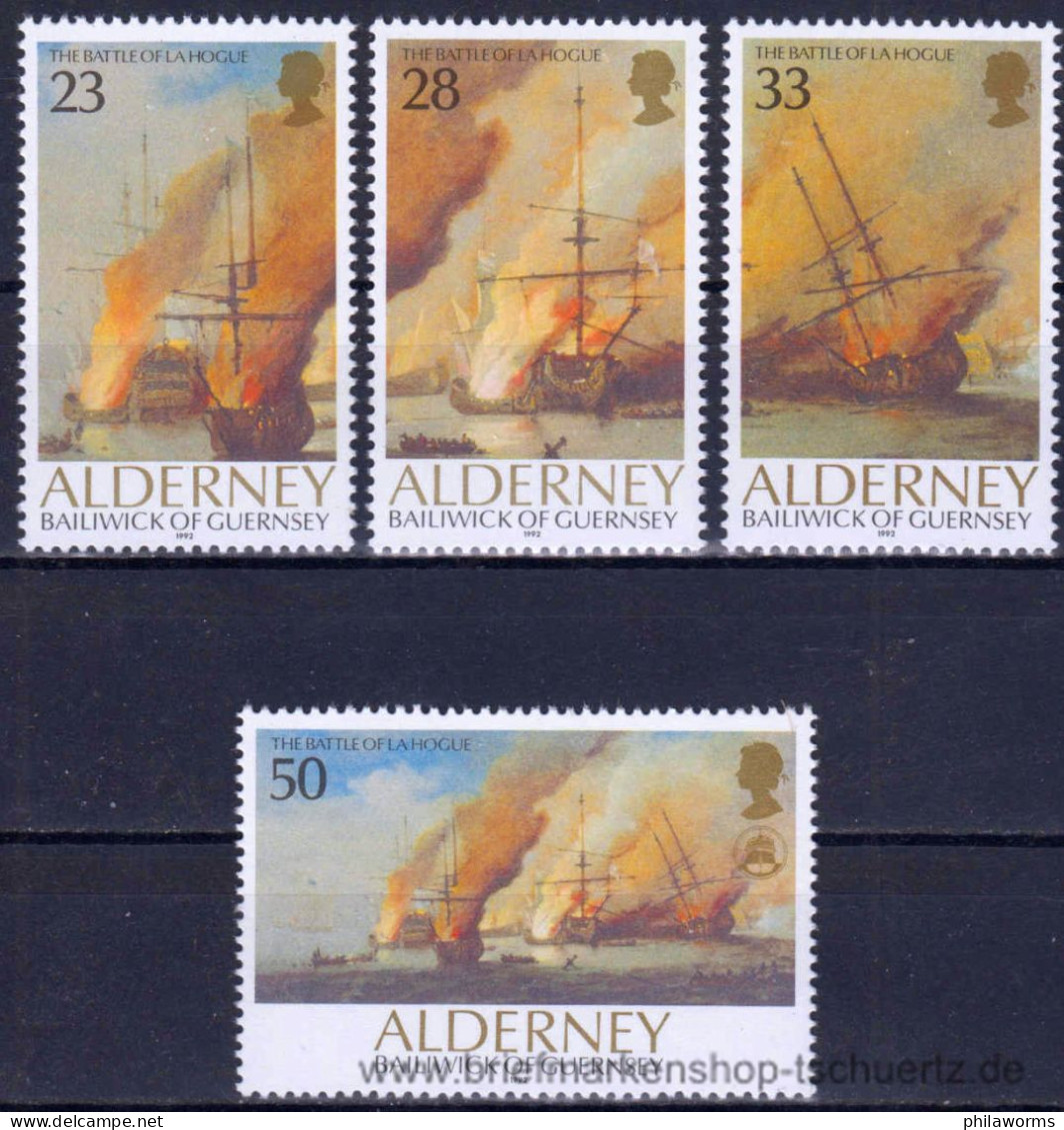 Alderney 1992, Mi. 55-58 ** - Alderney