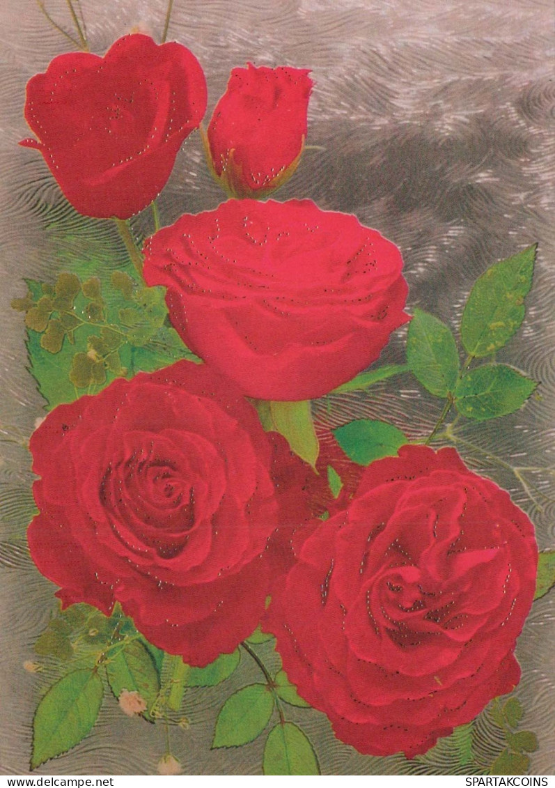 FLORES Vintage Tarjeta Postal CPSM #PAR739.A - Flowers