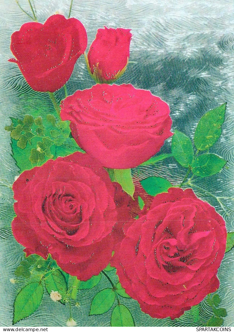 FLORES Vintage Tarjeta Postal CPSM #PAR739.A - Flowers