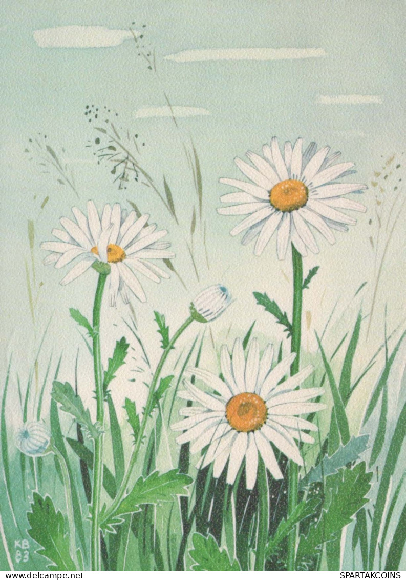 FLOWERS Vintage Postcard CPSM #PAR683.A - Flowers