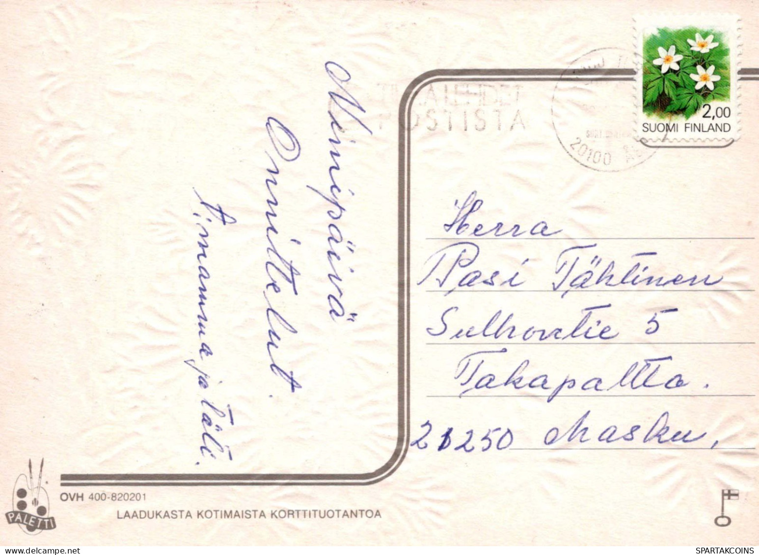 FLORES Vintage Tarjeta Postal CPSM #PAR164.A - Fleurs