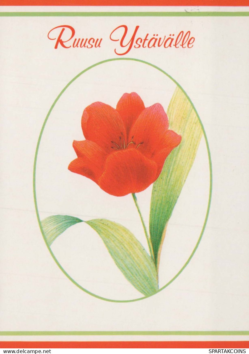 FLORES Vintage Tarjeta Postal CPSM #PAR134.A - Flowers