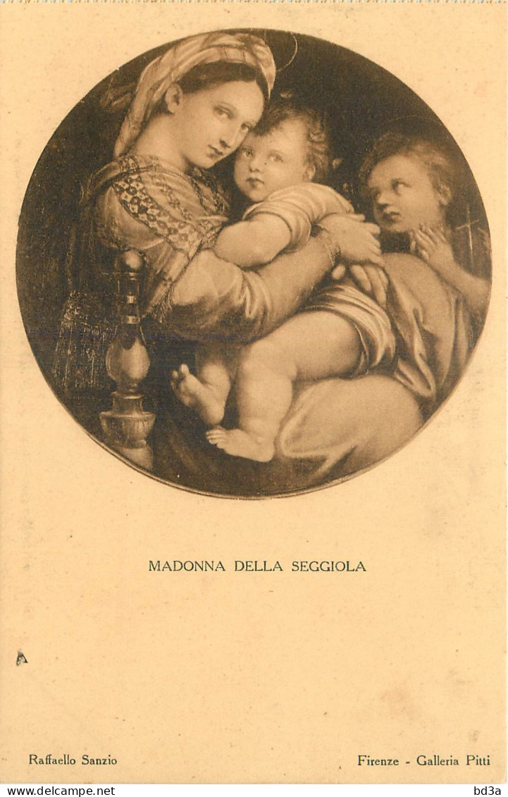 FIRENZE MADONNA DELLA SEGGIOLA - Paintings, Stained Glasses & Statues